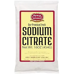 Sodium Citrate Powder 16 Ounce - Food Grade, Non-GMO - 1 Pound Bag - Emulsifier for Cheese, Spherification, and Molecular Gastronomy Cooking - product information 2