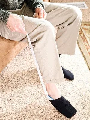Sock Aid Easy On Easy Off Put on Your Sock Without Bending for Seniors, Disabled, Pregnant Women etc Flexible Deluxe Compression Socks Stockings - Wear socks
