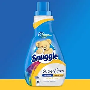 Snuggle SuperCare Liquid Fabric Softener, Lilies and Linen, 95 Ounce, 90 Loads - SuperCare Fabric Softener