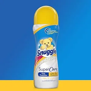 Snuggle SuperCare Fabric Softener Dryer Sheets, Lilies and Linen, 200 Count 200 Count (Pack of 1) - SuperCare Scent Boosters