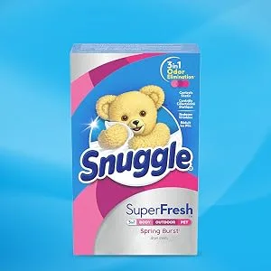 Snuggle Plus Super Fresh Liquid Fabric Softener, Spring Burst, 31.7 Fluid Ounce - dryer sheet