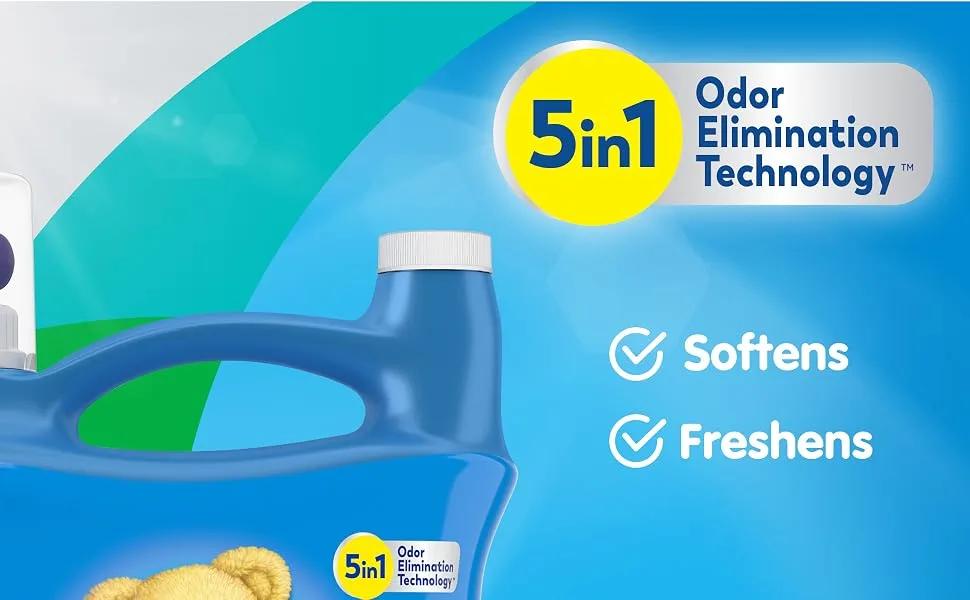 Snuggle Plus Super Fresh Liquid Fabric Softener with Odor Eliminating Technology, 95 Fluid Ounces (Packaging May Vary) - snuggle liquid softener