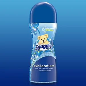 Snuggle Exhilarations In-Wash Laundry Scent Booster Pacs, Blue Iris Bliss, 20 Count - scent booster