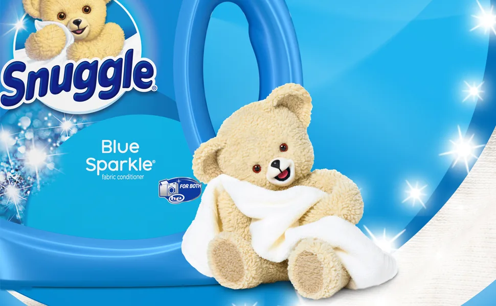 Snuggle Blue Sparkle Liquid Fabric Softener, 2X Concentrated, 200 Loads, 80 Fl Oz - snuggle