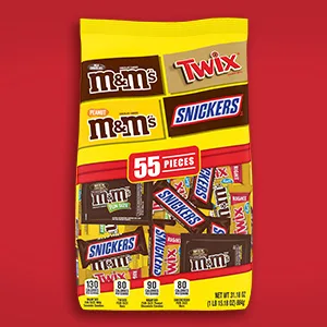 SNICKERS Variety Mix Fun Size Chocolate Candy Bars, 32.68-Ounce Bag - Mars-Wrigley candy mixes come in chocolate varieties