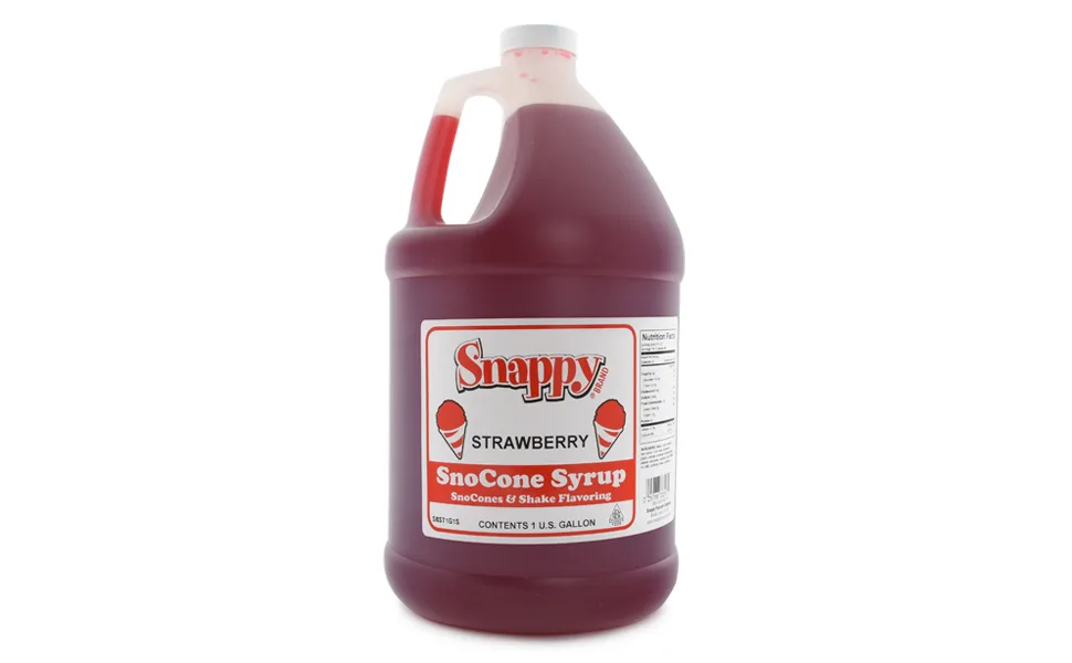 Snappy Strawberry Sno Cone Syrup, 128 Fl Oz - Snappy Strawberry Sno Cone Syrup