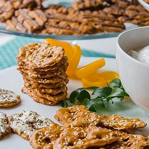 Snack Factory Pretzel Crisps Variety Pack, Individual 1.5 Ounce (Pack of 24) Variety Pack Single Serve - pretzel crisps