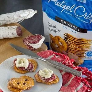 Snack Factory Pretzel Crisps Everything, Large Party Size, 14 Oz Everything 14 Ounce (Pack of 1) - product information 5