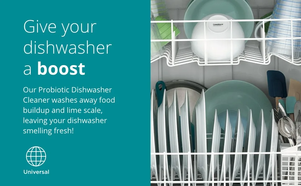 Smart Choice 10SCPROD02 Probiotic Dishwasher Cleaner, 6 Treatments - smart choice probiotic kitchen cleaner dishwasher