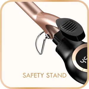 Small Curling Iron 1/2 Inch Barrel, Tiny Curling Wand for Short Hair, Ceramic Tourmaline Hair Curling Iron Dual Voltage - curling iron