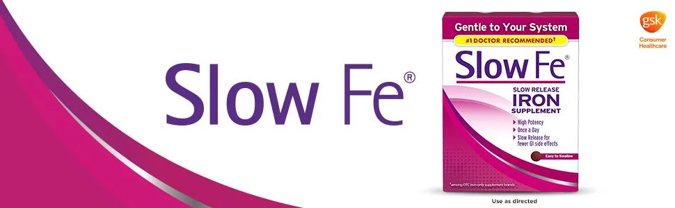 Slow Fe Slow Release Iron, 60 Tablets (Pack of 2) - product information 1