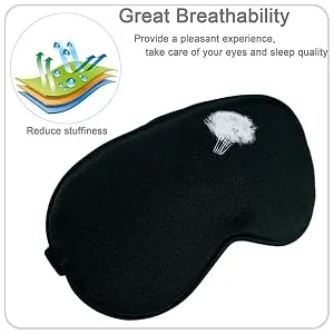 Sleep Mask, Super Soft Eye Masks with Adjustable Strap, Lightweight Comfortable Blindfold,Perfect Blocks Light for Men Women(1Black 1Gray 1Pink) - sleep masks
