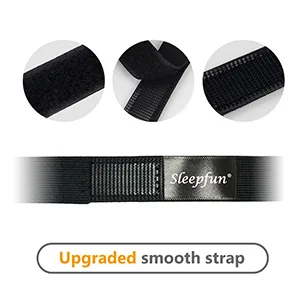 Sleep Mask SleepFun Invisible Alar Deep Orbit 3D Eye Mask Ultra Lightweight & Comfortable Sleeping Mask for Travel, Nap, Shift Works, Black & Blue (Blue-Black) - product information 6