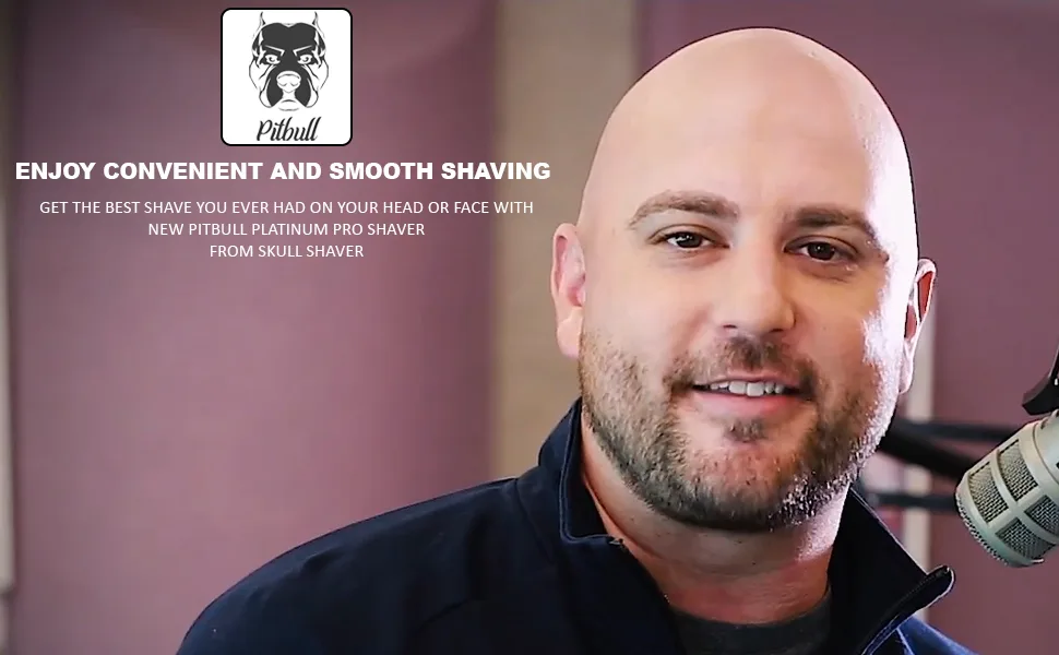 Skull Shaver Pitbull Platinum PRO Electric Razor - Wet/Dry 4 Head 4d Cordless USB Rechargeable Rotary Shaver Standard - product information 5