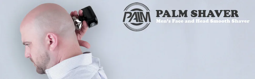 Skull Shaver Palm 3 Head Electric Razor for Men Face and Head Smooth Waterproof Cordless Rechargeable Electric Shaver - product information 2