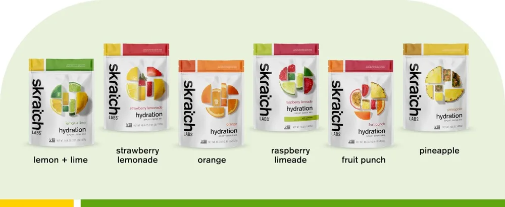 Skratch Labs Hydration Drink Mix- Lemon Lime- 20 Servings- Electrolyte Powder for Exercise, Endurance and Performance- Essential Electrolytes for Energy and Rapid Recovery- Non-GMO, Vegan, Gluten Free Lemon and Lime 15.5 O - Skratch Hydration Drink Mix- Essential Electrolytes Sports Performance- Endurance Hydration Powder