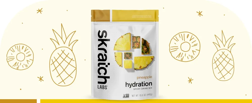 Skratch Labs Hydration Drink Mix- Lemon Lime- 20 Servings- Electrolyte Powder for Exercise, Endurance and Performance- Essential Electrolytes for Energy and Rapid Recovery- Non-GMO, Vegan, Gluten Free Lemon and Lime 15.5 O - Skratch Hydration Sport Drink Mix Powder- Pineapple Electrolytes Powder for Cycling Running Sports