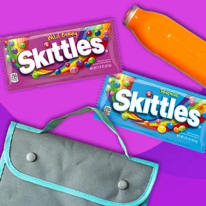 SKITTLES & STARBURST Valentine's Day Candy Full Size Variety Mix, 67.79-Ounce 30-Count Box - lunch snacks, pantry snacks
