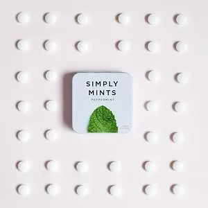 Simply Gum | Variety Pack - Peppermint, Cinnamon, Ginger, Fennel, Maple, Coffee | Synthetic Free + Aspartame Free + non GMO Assorted Original - SIMPLY MINTS