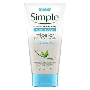Simple Water Boost Micellar Facial Gel Wash Sensitive Skin 5 oz - product information 1