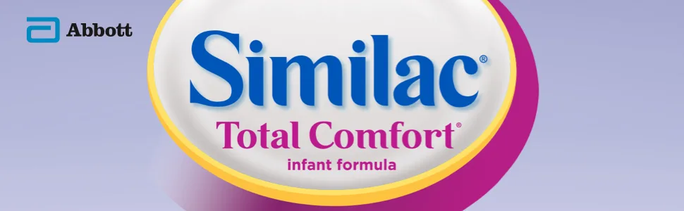 Similac Total Comfort Infant Formula, Imported, Easy-to-Digest Baby Formula Powder, Non-GMO, 820 g (28.9 oz) Can - Similac Total Comfort