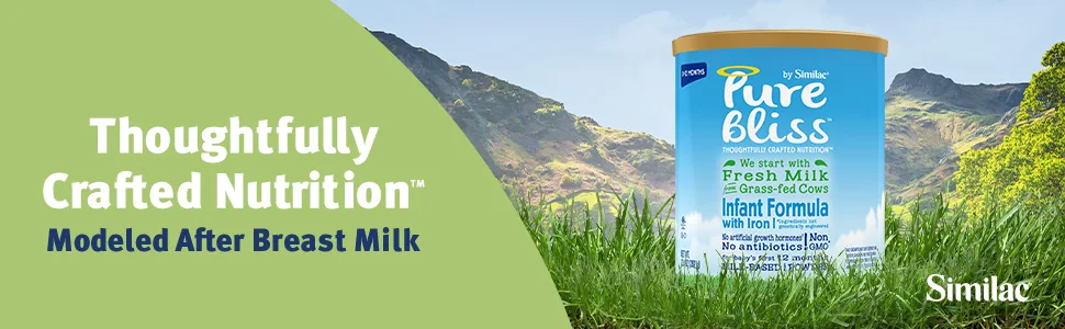 Similac Pure Bliss Infant Formula, Modeled After Breast Milk, Non-GMO, 24.7 Oz - product information 1