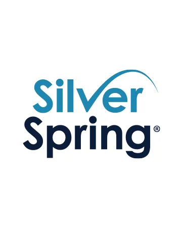 Silver Spring 2" High Aluminum Threshold Ramp, Punch Plate Surface, 12" L x 32" W 12" x 32" - Silver Spring brand logo