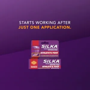 SILKA Odor Fighting Foot Powder, 6 Ounce - silkamedic