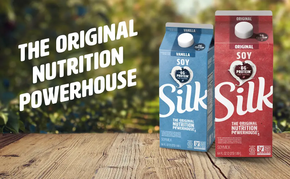 Silk Organic Soy Milk, Unsweetened, Dairy-Free, Vegan, Non-GMO Project Verified, Half Gallon - image