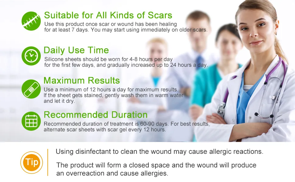 Silicone Scar Sheets (1.6 x 120Roll-3M), Silicone Scar Tape Roll, Scar Silicone Strips, Reusable, Professional Scar Removal Sheets for C-Section, Surgery, Burn, Keloid, Acne et - 1.51