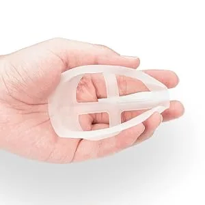 Silicone Mask Bracket for Cloth Mask Inner Support Frame Face Mask Cage Insert to Keep Off Face Cool Mask Spacer for Breathing Mask Hack DIY Accessories 3pcs Multicolored 3pcs - Comfortable to Wear