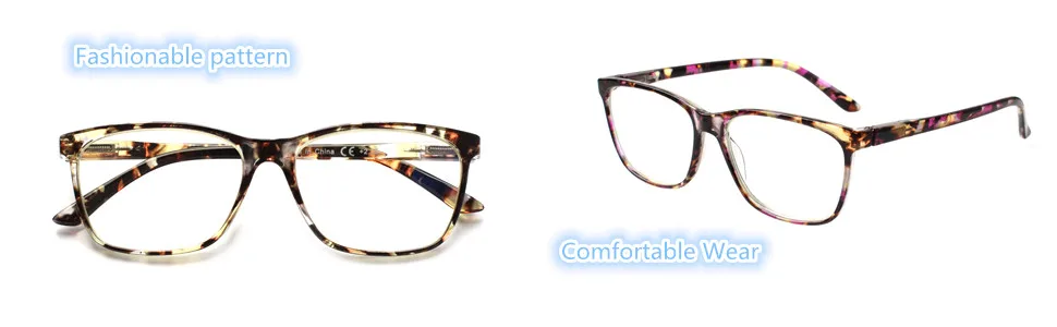 SIGVAN Ladies Reading Glasses Blue Light Blocking Spring Hinge Fashion Pattern Print Eyeglasses for Women Multicolour 1.75 x - Fashion Pattern Print Eyeglasses