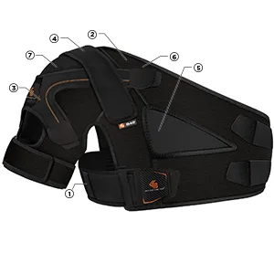 Shock Doctor Shoulder Support (Black, Large/X-Large) - shock doctor shoulder support technology, shock doctor shoulder support w/stability control features