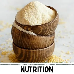 Shipetaukin Millet Flour - USDA Certified Organic - Gluten Free - Non-GMO - Multi-Purpose, 2.5 Lbs - Nutrition