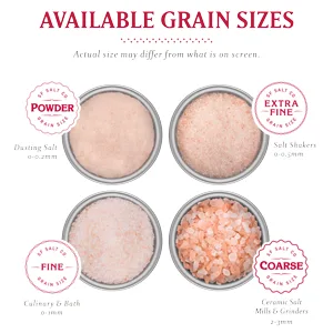 Sherpa Pink Himalayan Salt - 5 lbs. Extra-Fine Grain 5 Pound (Pack of 1) - Himalayan Salt Extra Fine Grain, Fine Grain, Coarse Grain