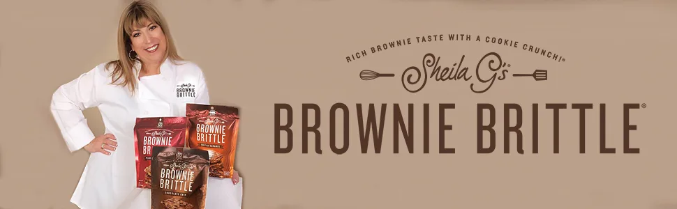 Sheila G's, Brownie Brittle Dark Chocolate, 5 oz - Brownie Brittle, inspired by crispy brownie edge for a delicious snack with a cookie crunch.