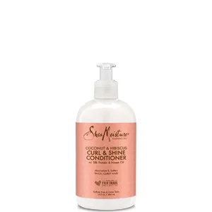 SheaMoisture Shampoo Curl and Shine for Curly Hair Coconut and Hibiscus Paraben Free Shampoo 13 oz - product information 3