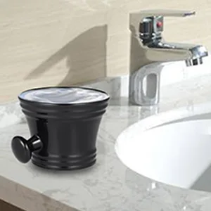 Shaving Mug Anself Man's Plastic Shaving Bowl with Handle Soup Bowl Barber Cleaning Soup Cup for Razor - Shaving Mug