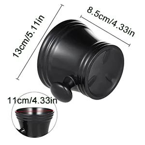 Shaving Mug Anself Man's Plastic Shaving Bowl with Handle Soup Bowl Barber Cleaning Soup Cup for Razor - Shaving Mug