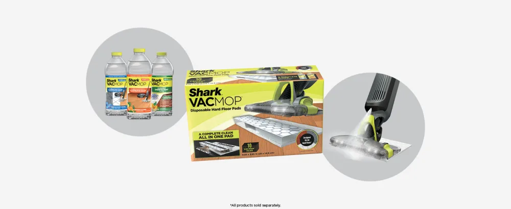Shark VMP30 VACMOP Disposable Hard Floor Vacuum and Mop Pad Refills White, 30 Count (pack of 1) (Packaging May Vary) - VMP30