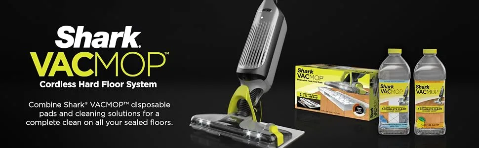 Shark Multi-Surface Cleaner 2 Liter Bottle VCM60 VACMOP Refill, Spring Clean Scent, 67 Fl Oz - vacmop, vacuum mop, power mop, vacuum and mop, vacuum and mop in one, floor cleaner, mop pads