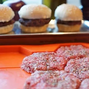 Shape+Store Burger Master Sliders 10 in 1 Innovative Burger Press and Freezer Container - Sliders