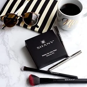 SHANY 'Woke Up Like This' Makeup Kit - Eye Shadows, Blushes, Mascara, and Applicators - product information 6