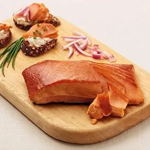 SeaBear - Wild Alaskan Smoked Sockeye Salmon - 1 lb - Cooked Salmon
