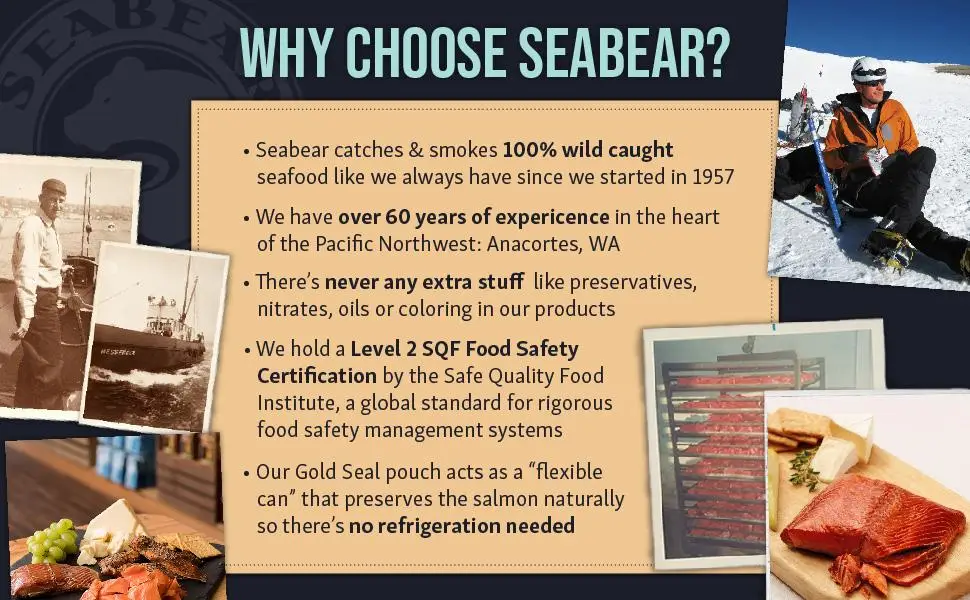 SeaBear - Wild Alaskan Smoked Sockeye Salmon - 1 lb - Why choose us?