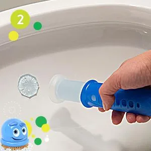 Scrubbing Bubbles Bubbly Bleach Gel Toilet Bowl Cleaner, Rainshower, 1 Squeeze Bottle, 24 oz - product information 4