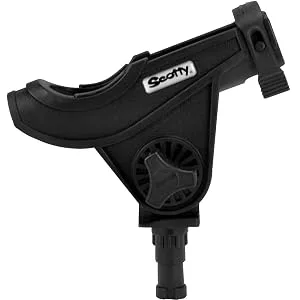 Scotty #279-BK Baitcaster/Spinning Rod Holder without Mount, Black - product information 2