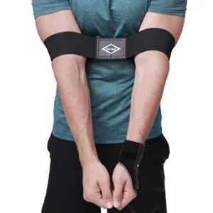 Scott Edward Golf Swing Aids Pro Power Band Wrist Brace Smooth and Connect-Easy Correct Training Swing Gesture Alignment Practice Tool for Golf Beginners Wrist Brace for Adult - Large size black - product information 5