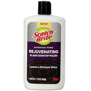 Scotch-Brite Scratch-Free Rejuvenating Glass Cooktop Polish, Leaves a Brilliant Shine, 12 Ounces - product information 1