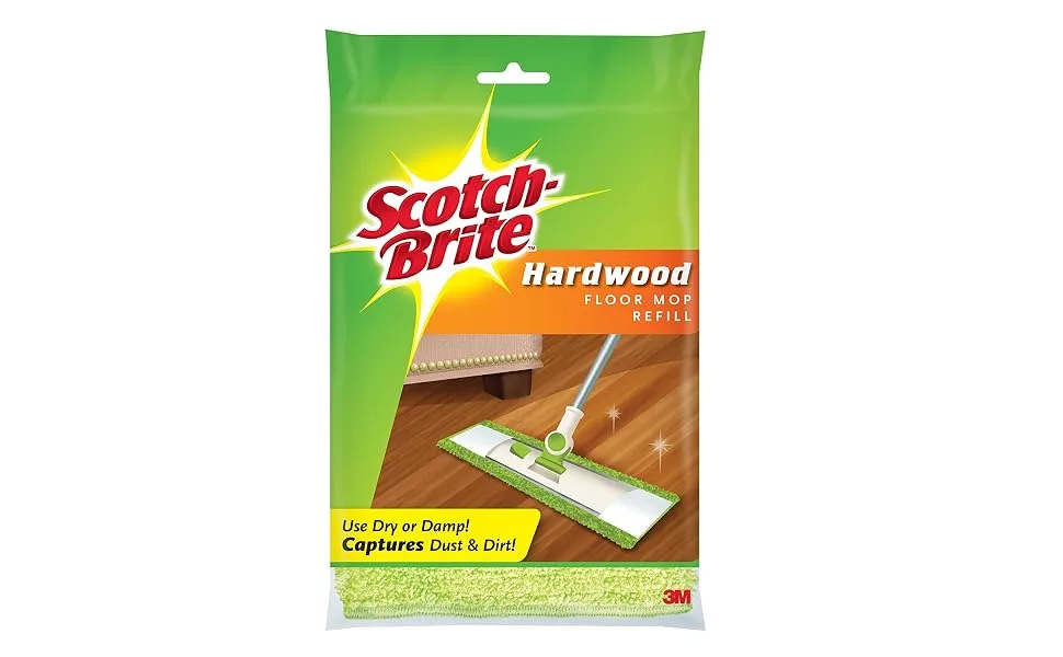 Scotch-Brite Microfiber Hardwood Floor Mop Refill, 1 Mop Head Refill - product information 1